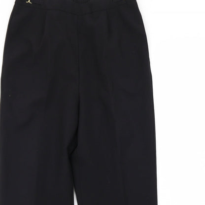 Womens UK Size 12 bm Regular Fit Dress Pants Black Trousers
