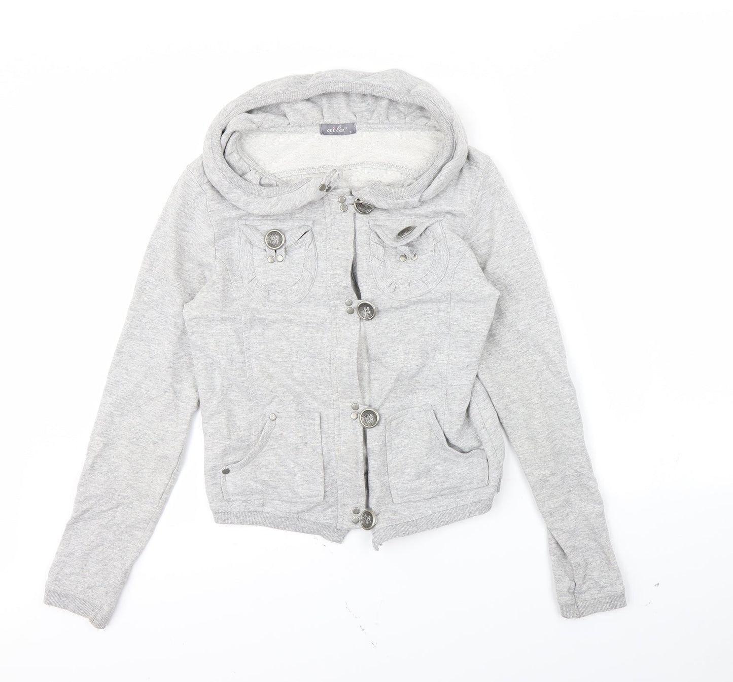 Aila Womens Grey   Jacket  Size S