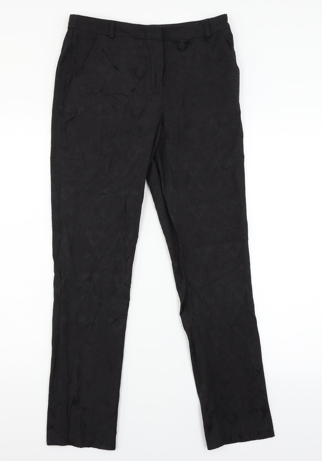 Womens UK Size 8 Atmosphere Regular Fit  Black Trousers