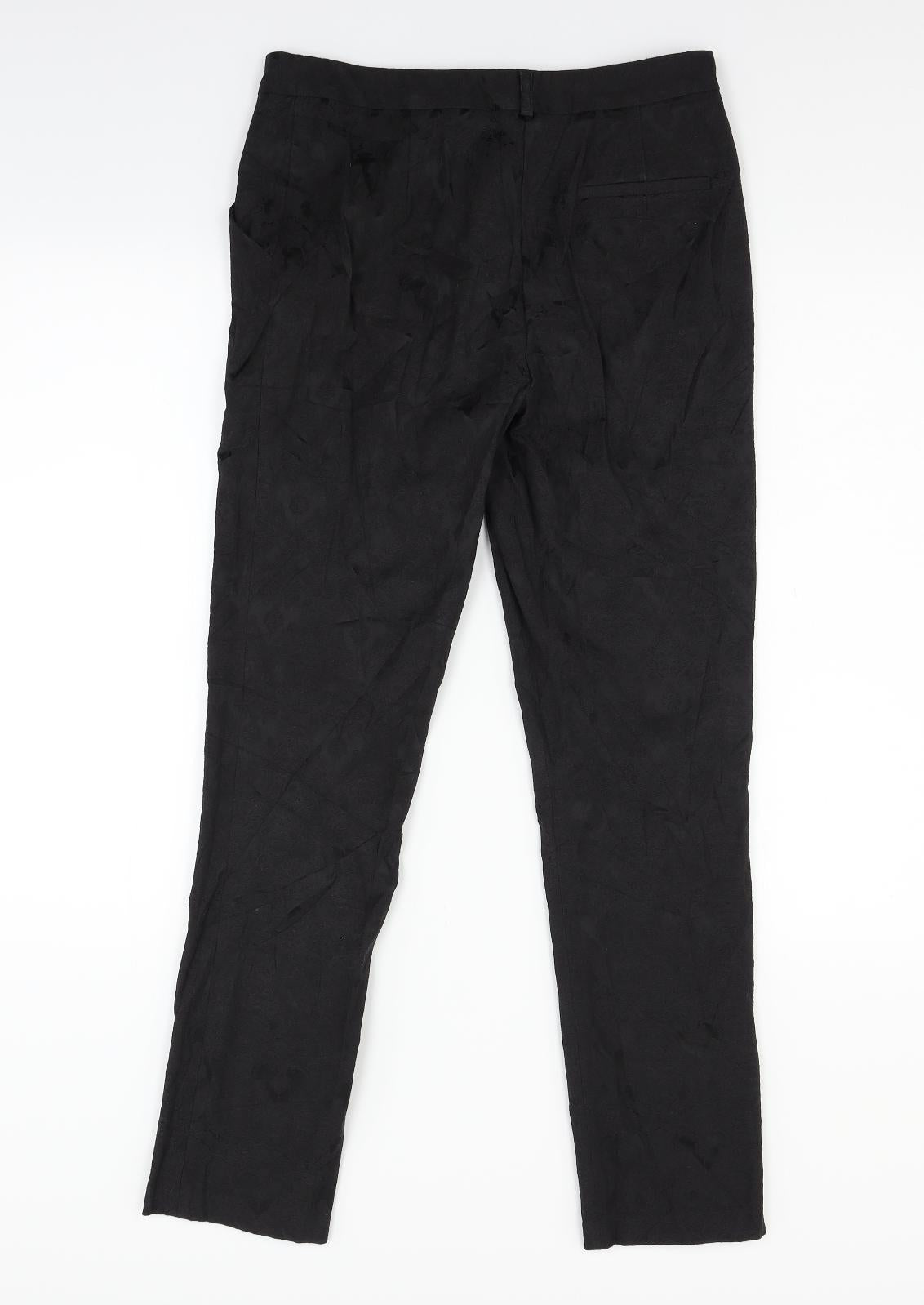 Womens UK Size 8 Atmosphere Regular Fit  Black Trousers