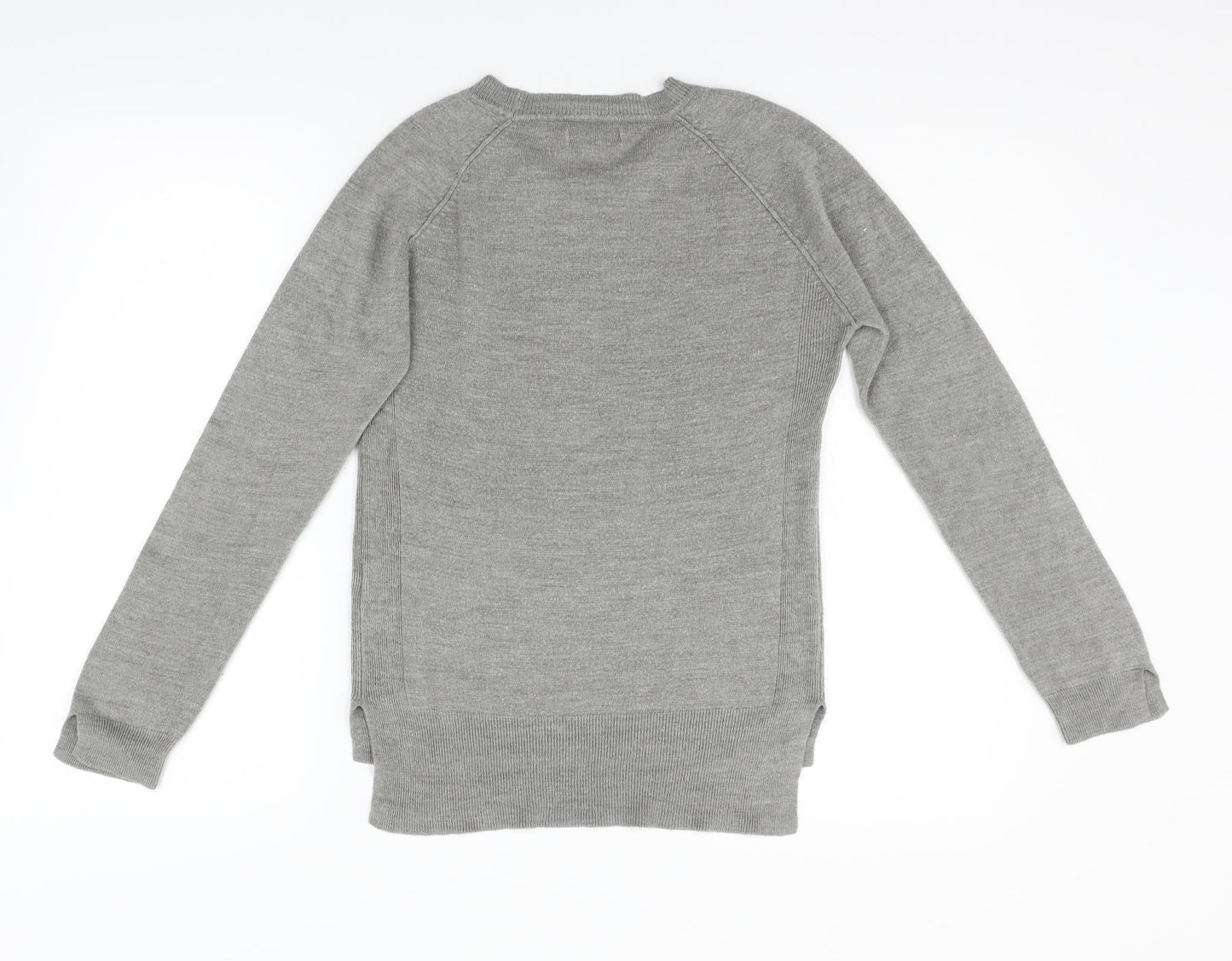 Primark Womens Grey  Knit Pullover Jumper Size S