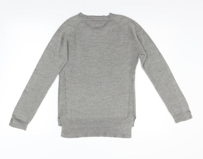 Primark Womens Grey  Knit Pullover Jumper Size S