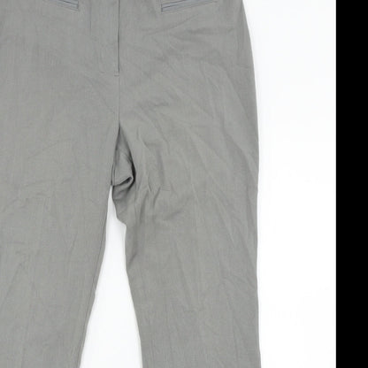 M&S Womens Grey   Trousers  Size 12 L28 in