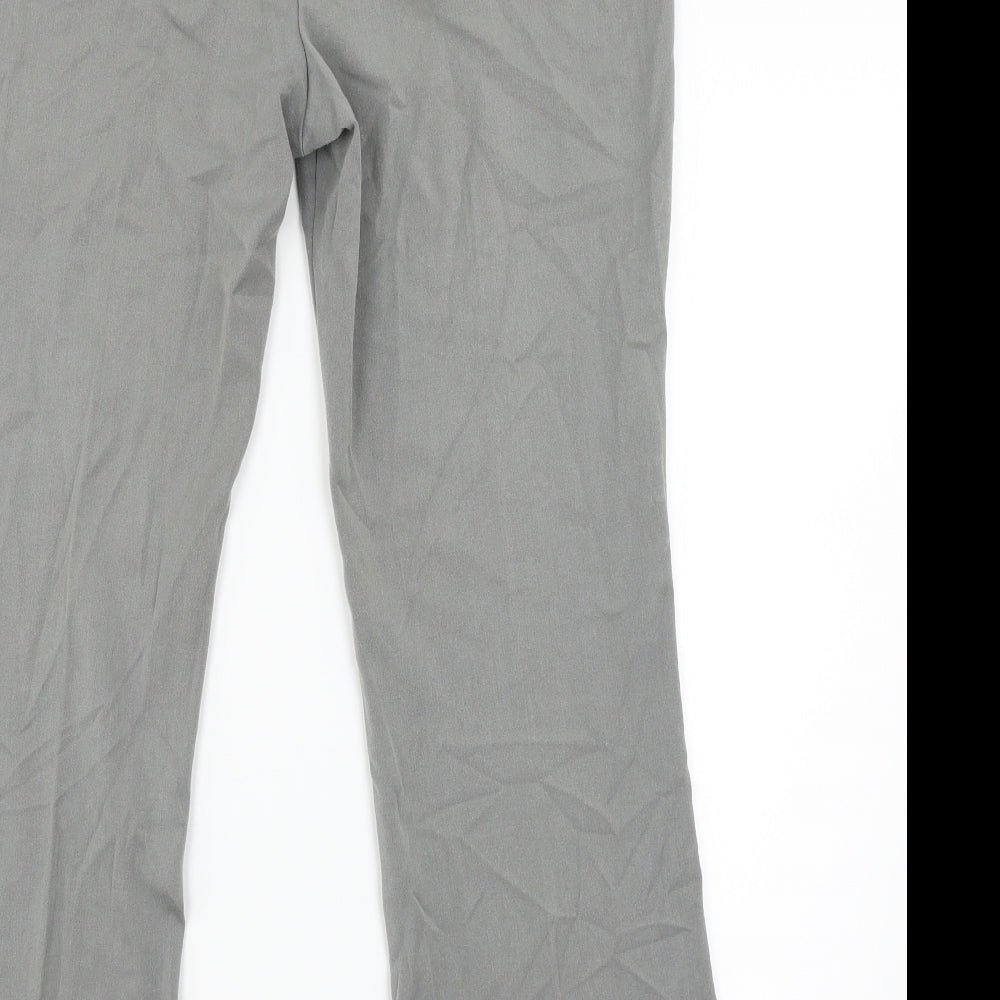M&S Womens Grey   Trousers  Size 12 L28 in