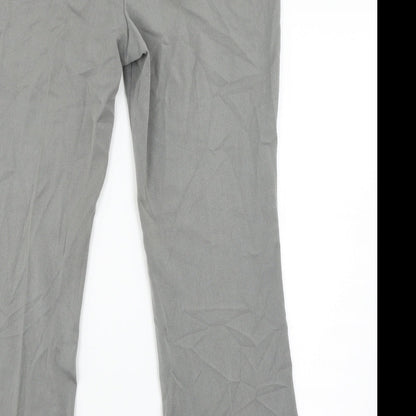 M&S Womens Grey   Trousers  Size 12 L28 in