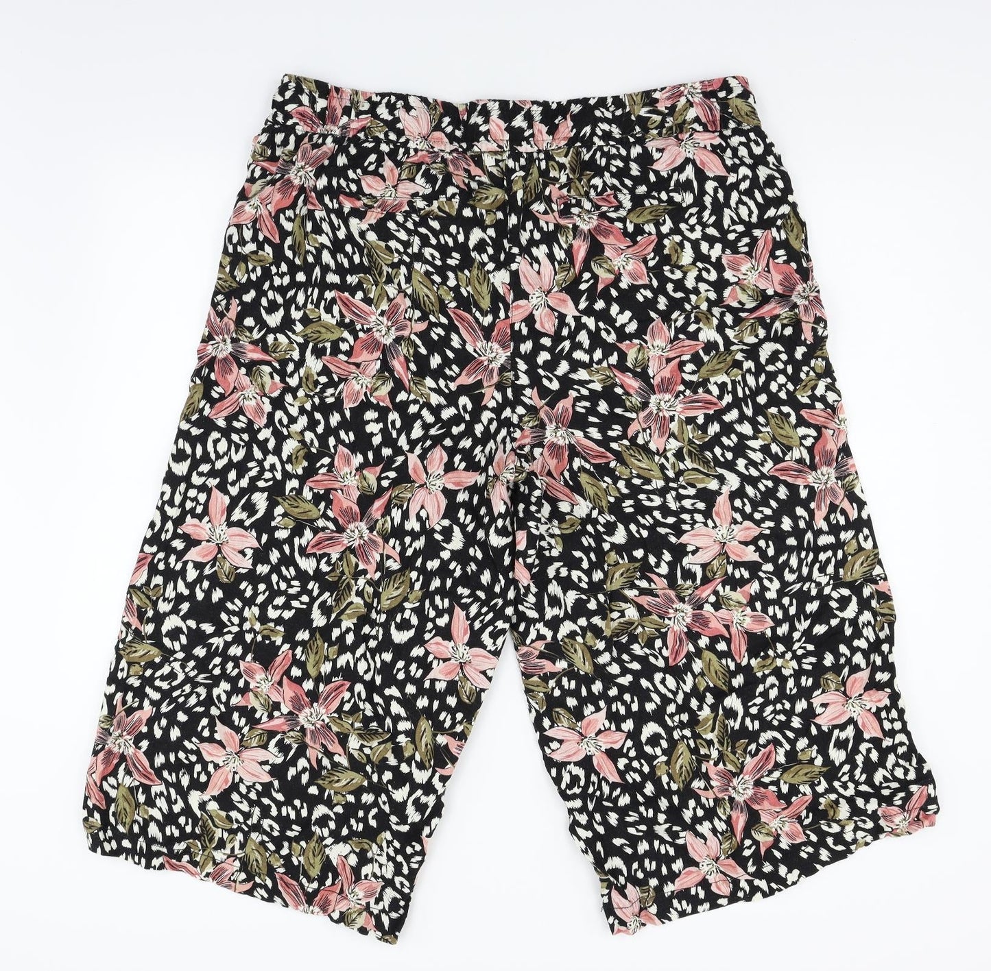 George Womens Multicoloured Floral  Culotte Shorts Size 18