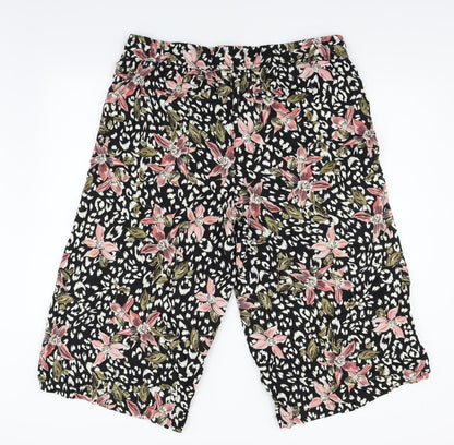 George Womens Multicoloured Floral  Culotte Shorts Size 18