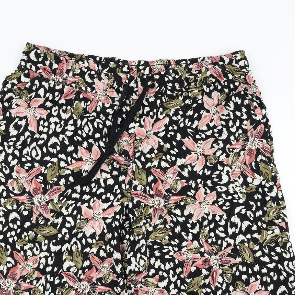 George Womens Multicoloured Floral  Culotte Shorts Size 18