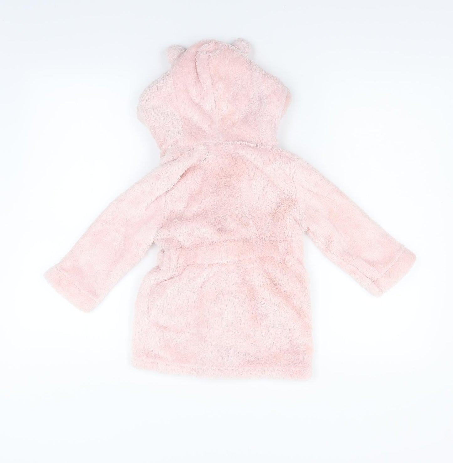 Elodie Girls Pink  Fleece  Gown Size 12-18 Months