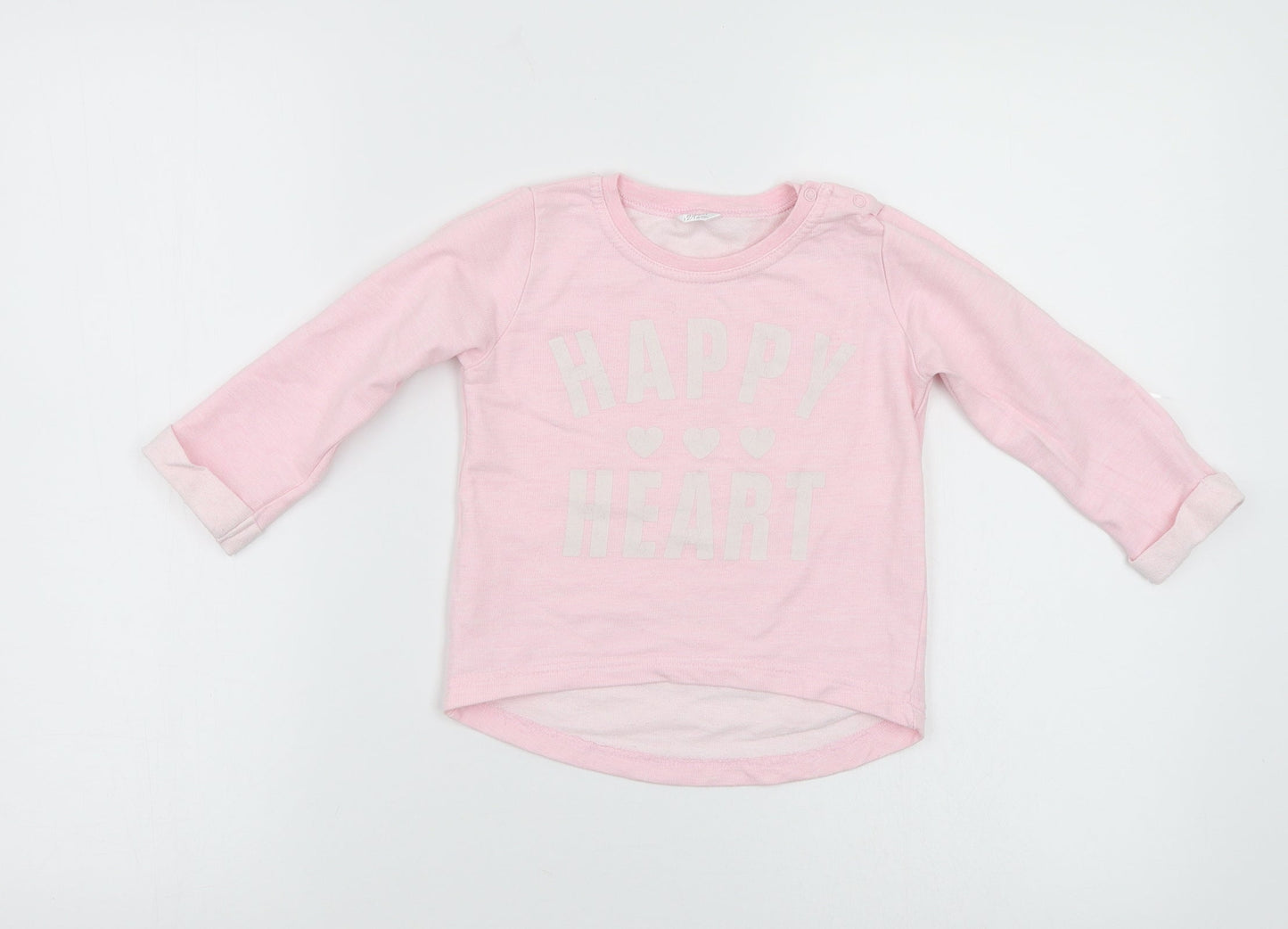 Preworn Baby Pink   Pullover Casual Size 12-18 Months  - Happy