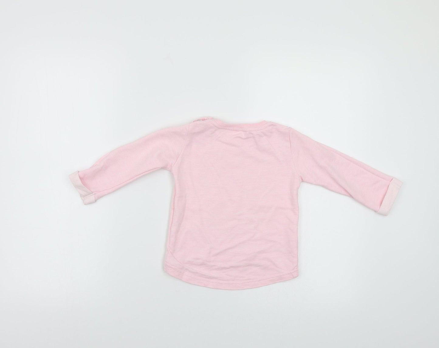 Preworn Baby Pink   Pullover Casual Size 12-18 Months  - Happy