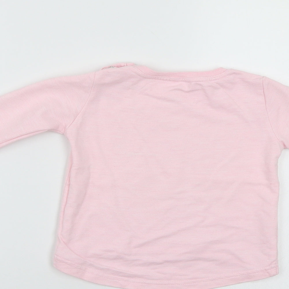 Preworn Baby Pink   Pullover Casual Size 12-18 Months  - Happy