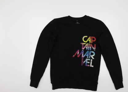 Mens UK Size S Continental Black Pullover Sweatshirt