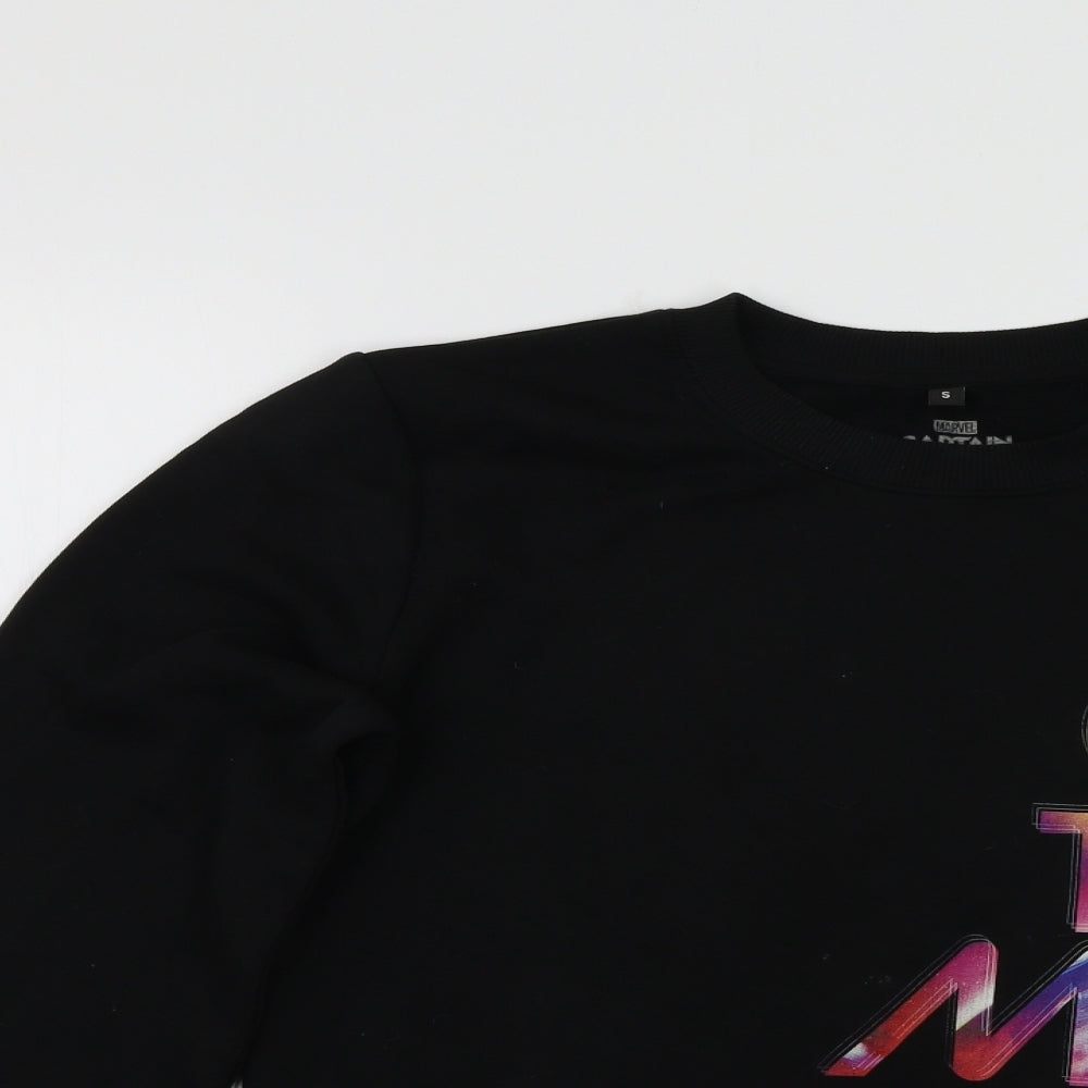 Mens UK Size S Continental Black Pullover Sweatshirt