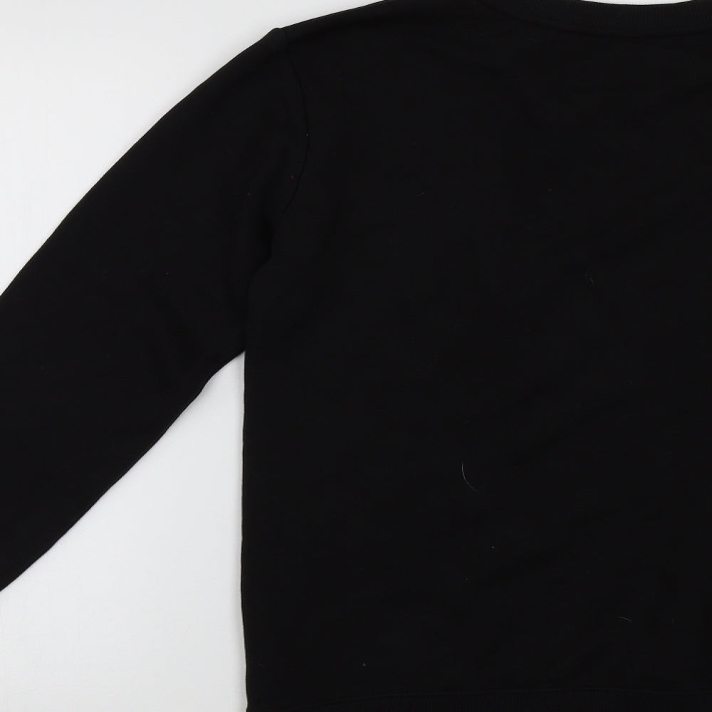 Mens UK Size S Continental Black Pullover Sweatshirt