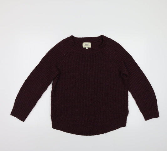 Papaya Womens Purple  Knit Pullover Jumper Size 10