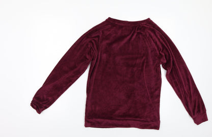 Primark Womens Purple  Fleece Pullover Sweatshirt Size XS  - Harry Potter