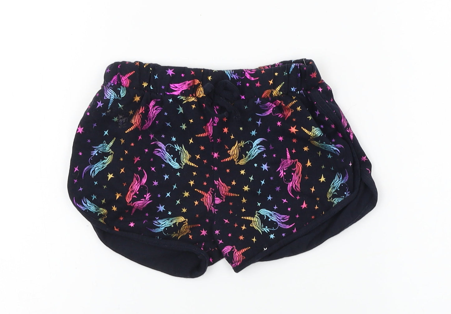 tevhit Girls Black    Sleep Shorts Size 9 Years  - elastic waist