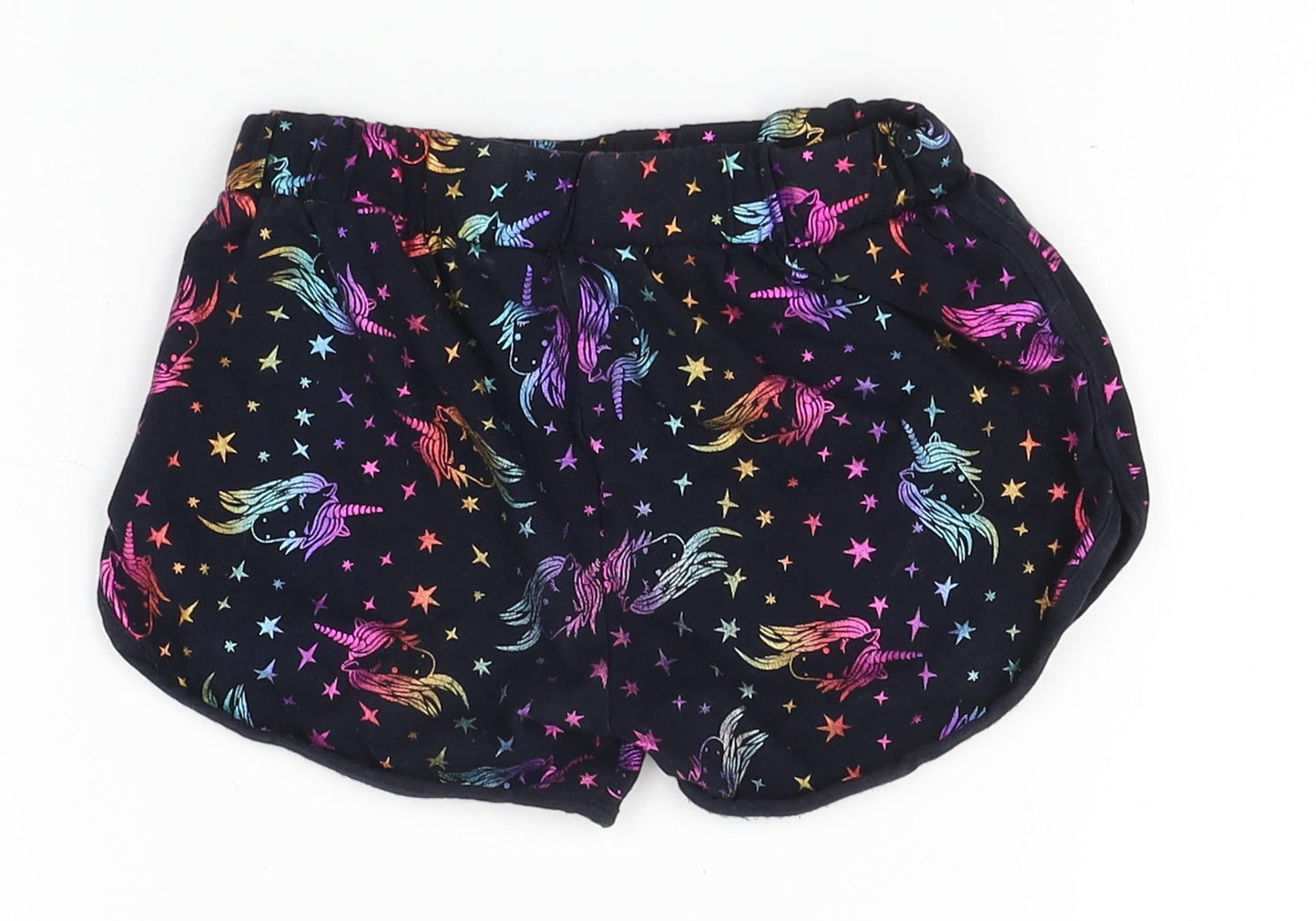 tevhit Girls Black    Sleep Shorts Size 9 Years  - elastic waist