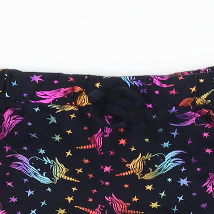 tevhit Girls Black    Sleep Shorts Size 9 Years  - elastic waist
