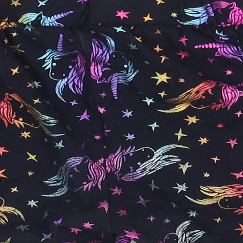 tevhit Girls Black    Sleep Shorts Size 9 Years  - elastic waist