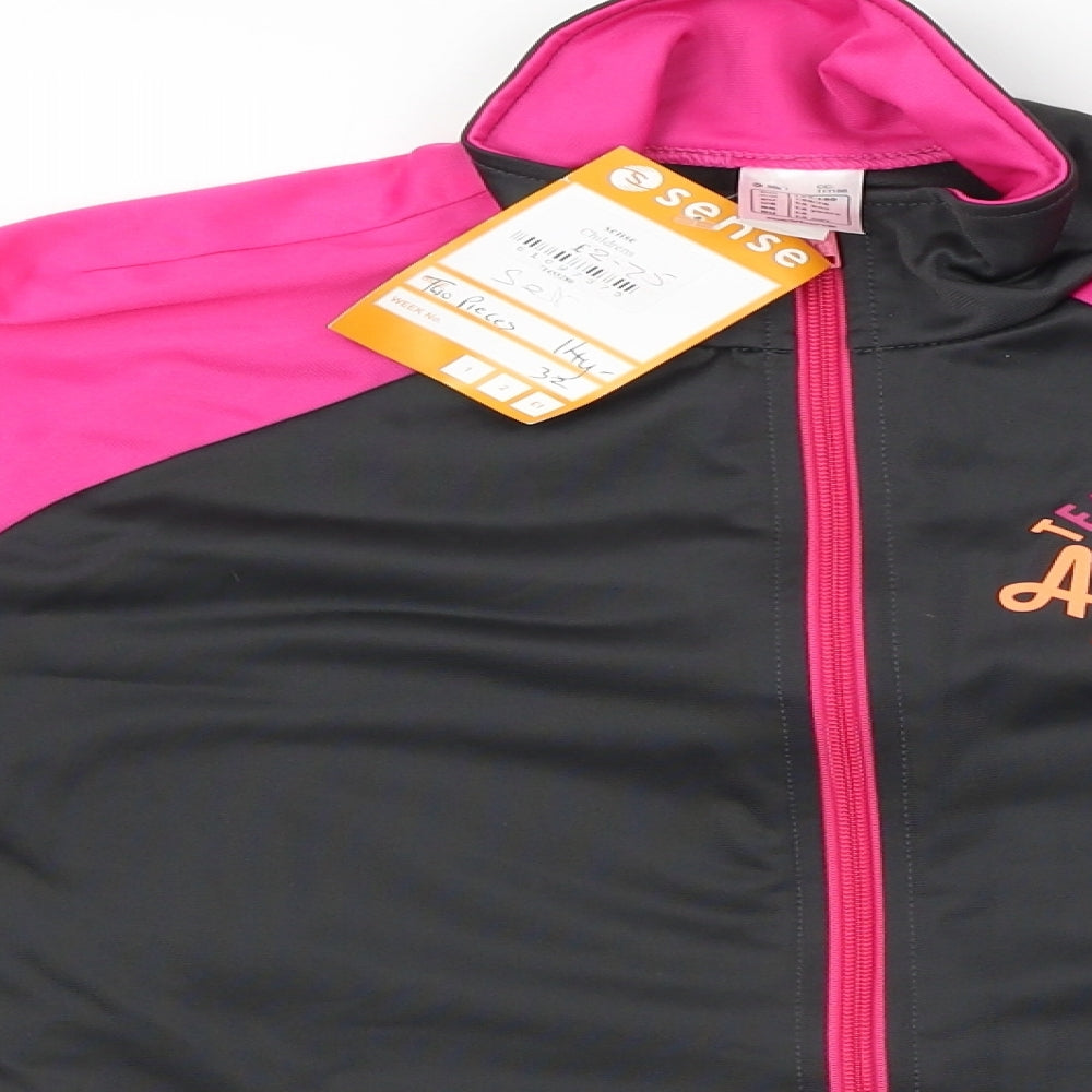 oxylane Girls Pink   Basic Coat Jacket Size 14 Years