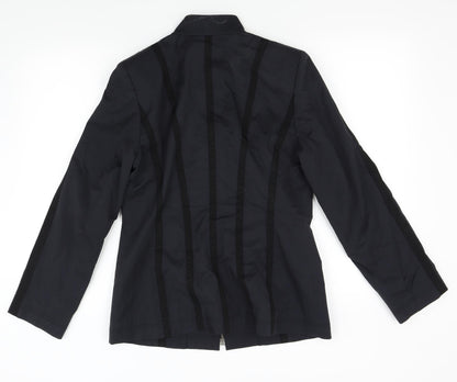 Womens UK Size 12 Linea Black Rain Coat
