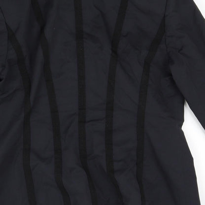 Womens UK Size 12 Linea Black Rain Coat