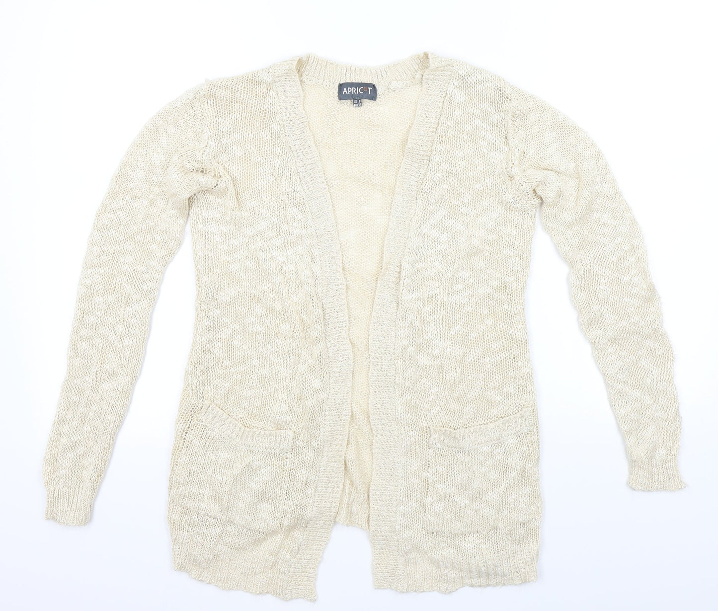 Apricot Womens Beige   Cardigan Jumper Size 8