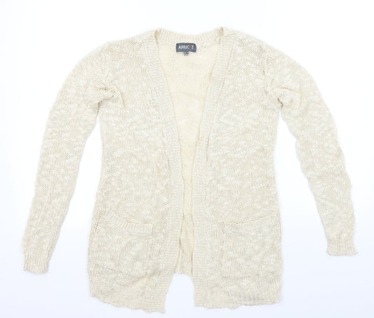 Apricot Womens Beige   Cardigan Jumper Size 8