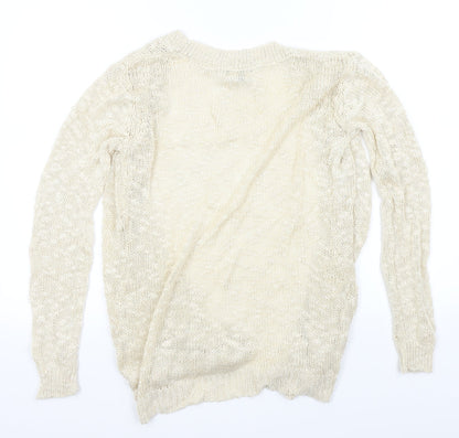 Apricot Womens Beige   Cardigan Jumper Size 8