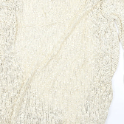 Apricot Womens Beige   Cardigan Jumper Size 8