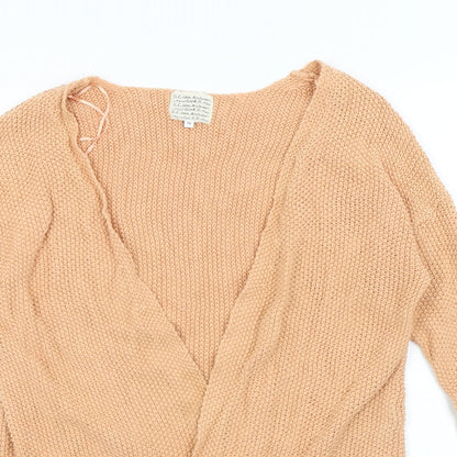 New Look Womens Orange   Cardigan Jumper Size 10