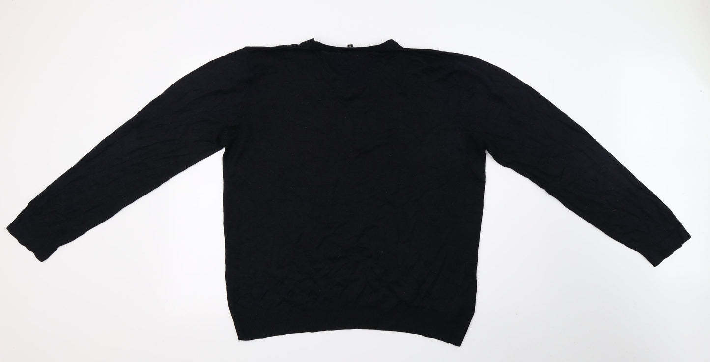 George Mens Blue   Pullover Jumper Size M