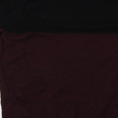 Topshop Mens Red   Pullover Jumper Size S  - Black and Red