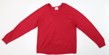 Wardrobe Womens Red   Pullover Jumper Size 10