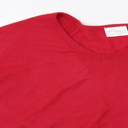 Wardrobe Womens Red   Pullover Jumper Size 10
