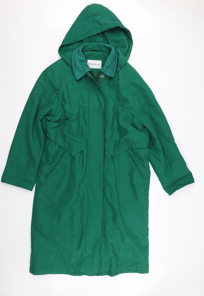 Womens UK Size 12 dannimac Green Anorak Coat