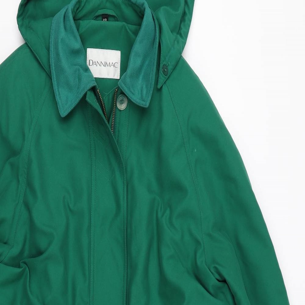 Womens UK Size 12 dannimac Green Anorak Coat