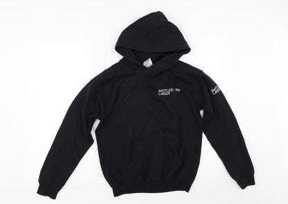 Gildan Boys Black   Pullover Hoodie Size M