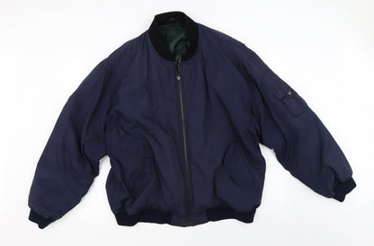 Mens UK Size L BHS Blue Bomber Jacket