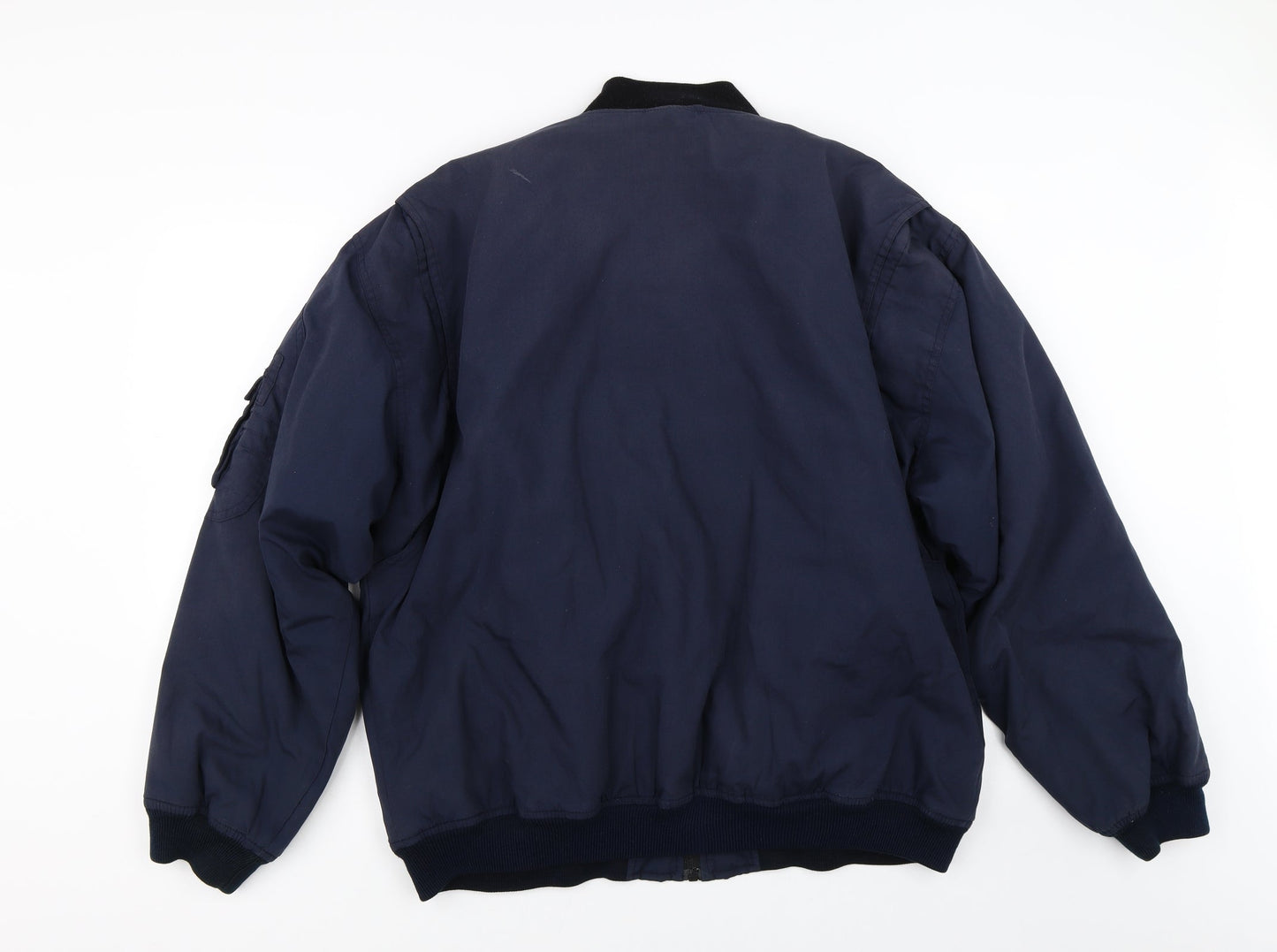 Mens UK Size L BHS Blue Bomber Jacket