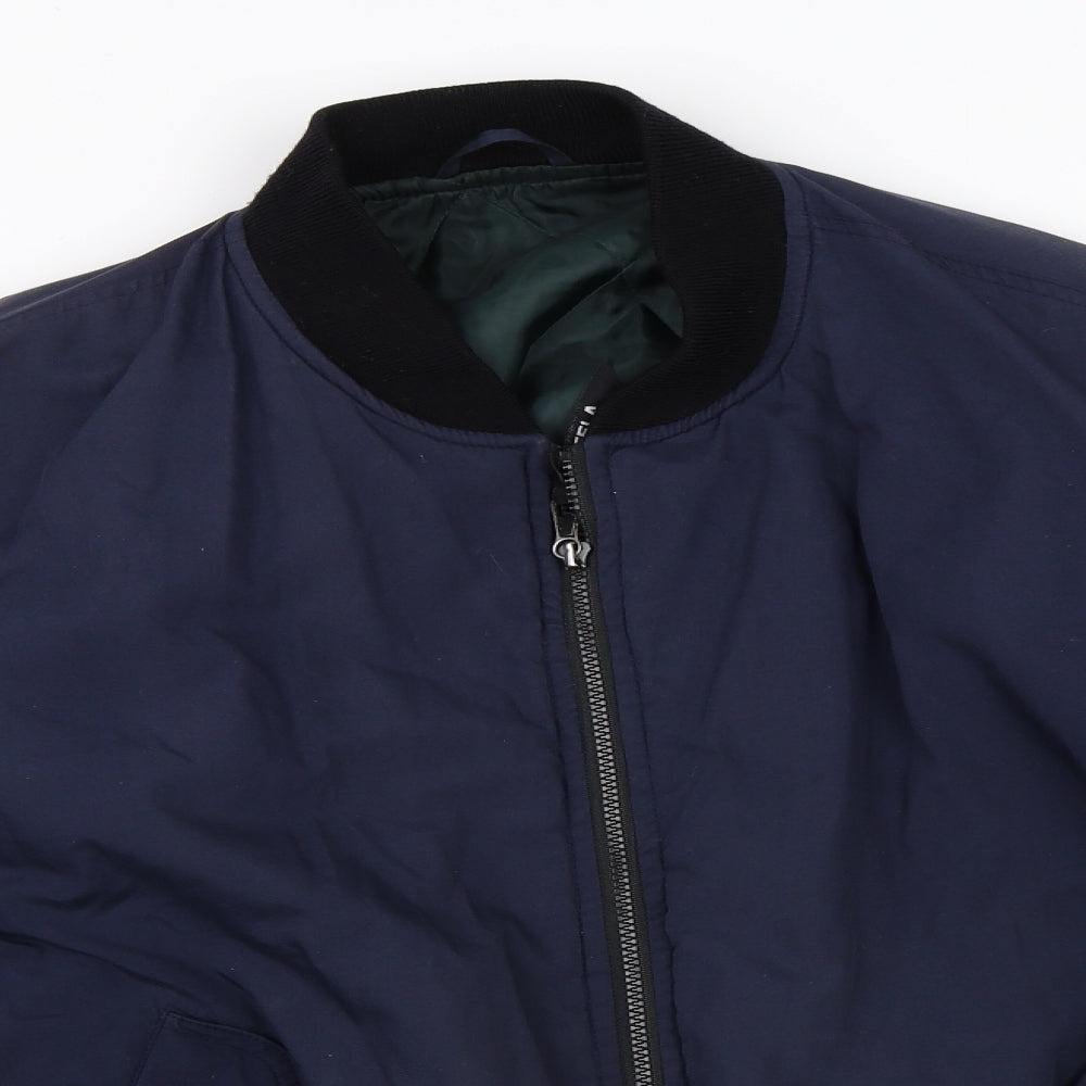 Mens UK Size L BHS Blue Bomber Jacket
