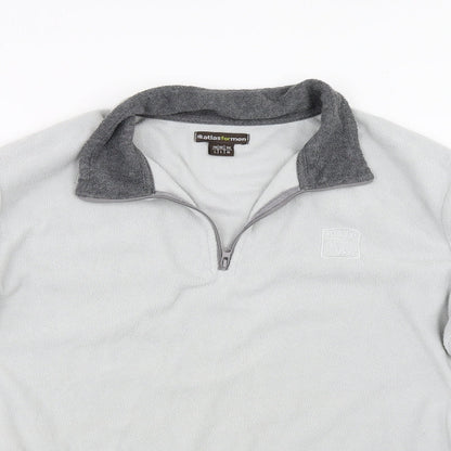 atlasformen Mens Blue  Fleece Jacket  Size M