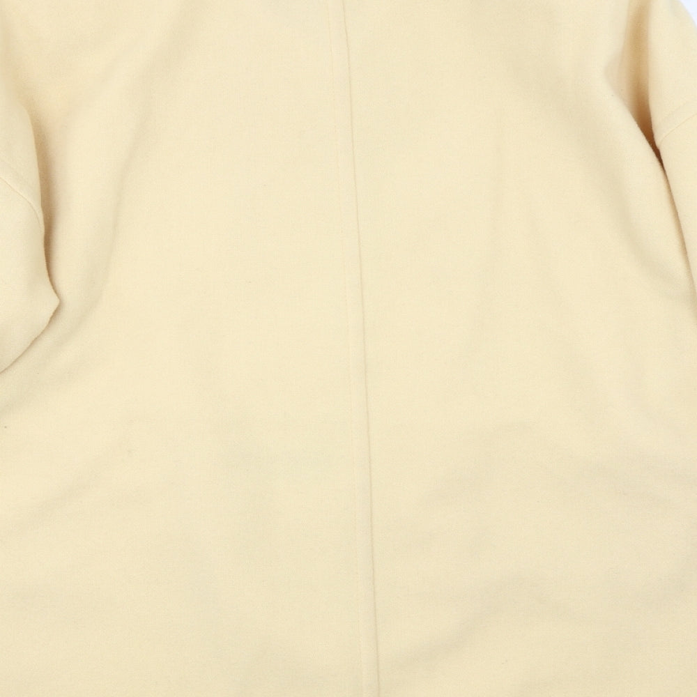 Womens UK Size 16 Marks and Spencer Yellow Overcoat