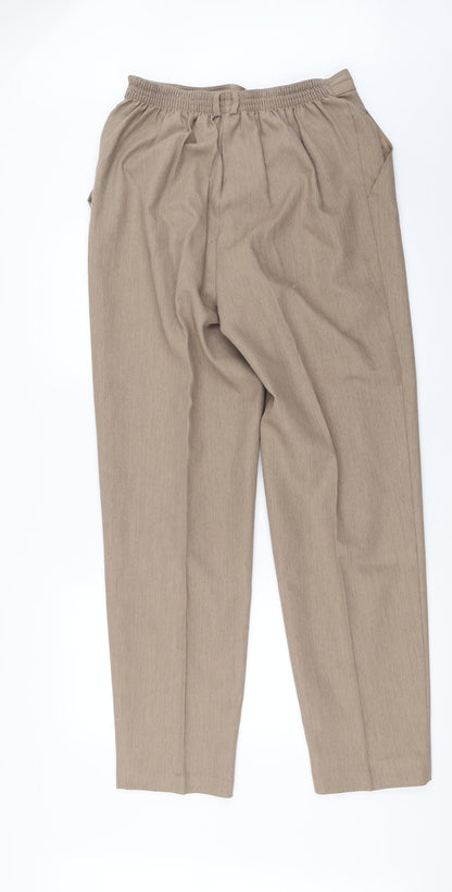 Womens UK Size 16 Marks and Spencer Regular Fit  Beige Trousers