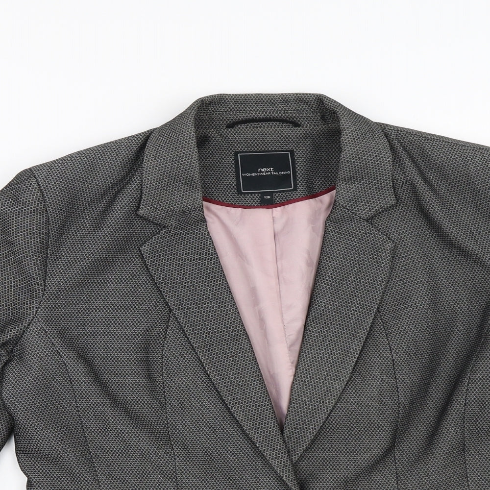 NEXT Womens Grey   Jacket Suit Jacket Size 10