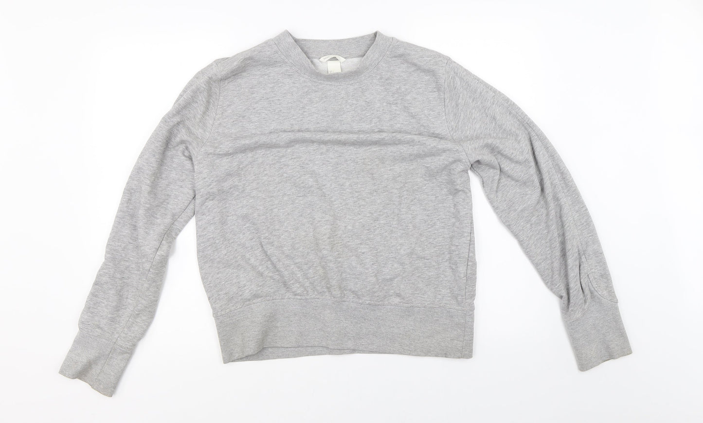 H&M Womens Grey   Pullover Sweatshirt Size L