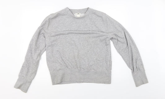 H&M Womens Grey   Pullover Sweatshirt Size L