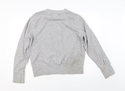 H&M Womens Grey   Pullover Sweatshirt Size L
